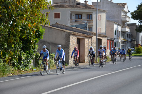 Fahrräder als Verkehrsproblem auf Mallorca Fahrräder in den Bergen Mallorcas