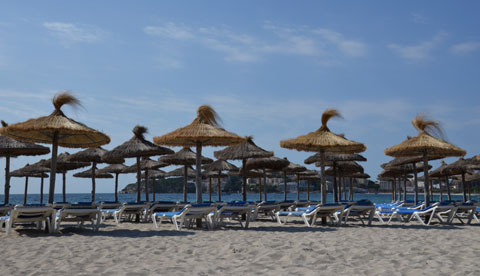 Einer der Strände Mallorcas Einer der Strände Mallorcas